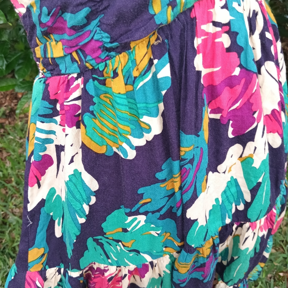 XXI forever 21 floral pretty sundress small - Picture 4 of 7